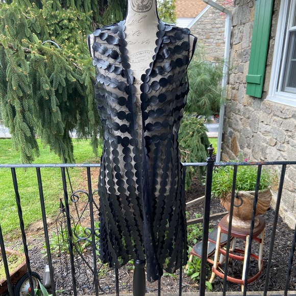 just be Jackets & Blazers - Funky sheer long vest